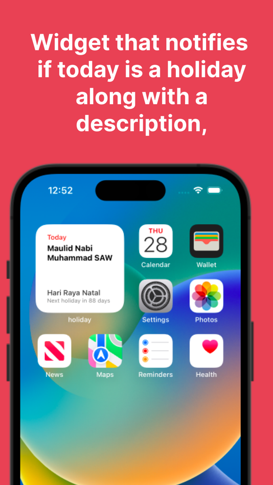 #1. HoliDaye (iOS) 由: Rohmat hanif Basuki