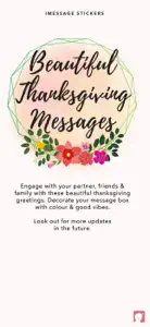 Beautiful Thanksgiving Message screenshot #1 for iPhone