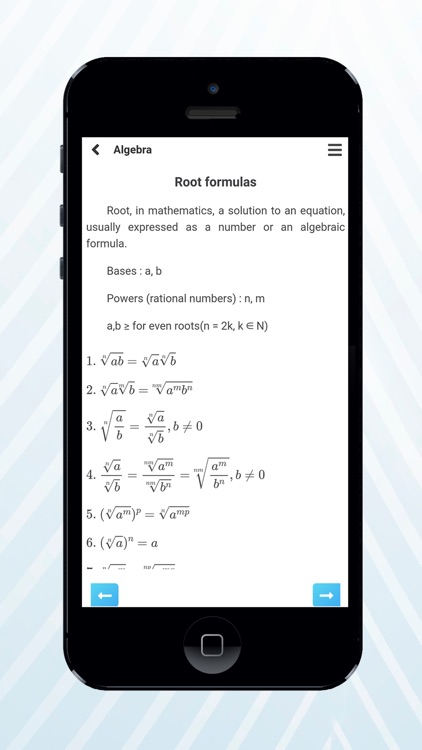 All Maths Formulas app