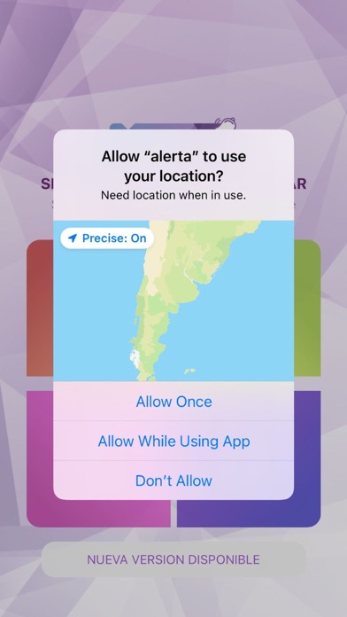 Campana Alerta Screenshot