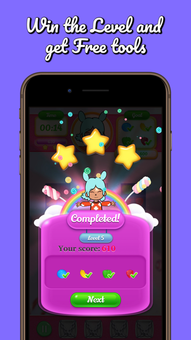 Tocca Land Candy Puzzle Screenshot