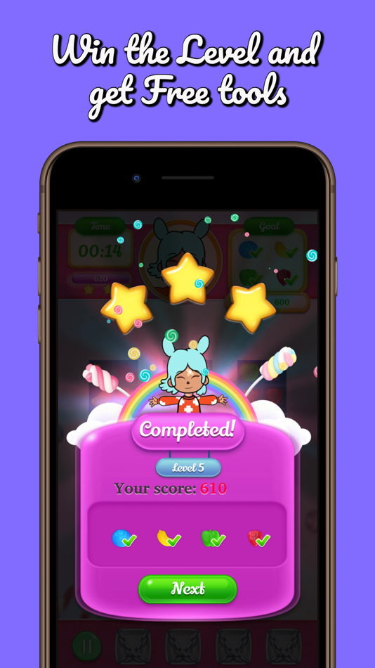 #5. Tocca Land Candy Puzzle (iOS) 由: Ismail FEKHARI MELLAK