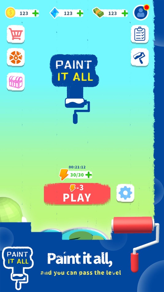 #5. Paint it all - puzzle game (iOS) 由: 晓怡 陈