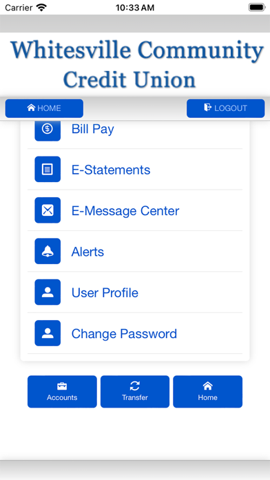Whitesville Community CU Screenshot