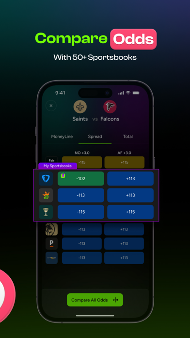 Juiced: Player Prop & Bet Data Screenshot
