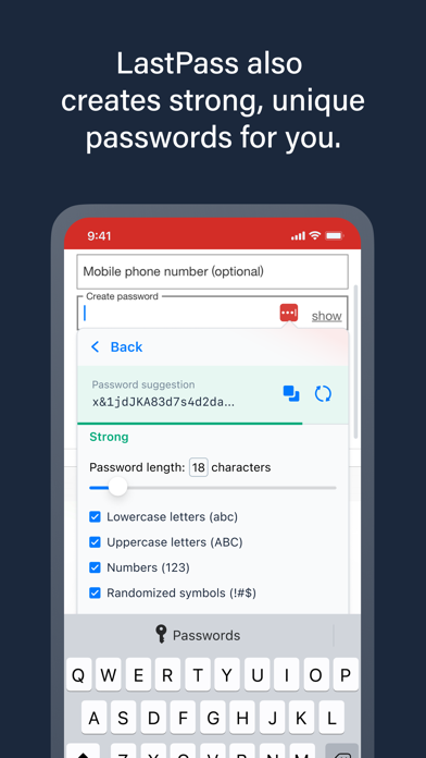 LastPass Password Manager Screenshot