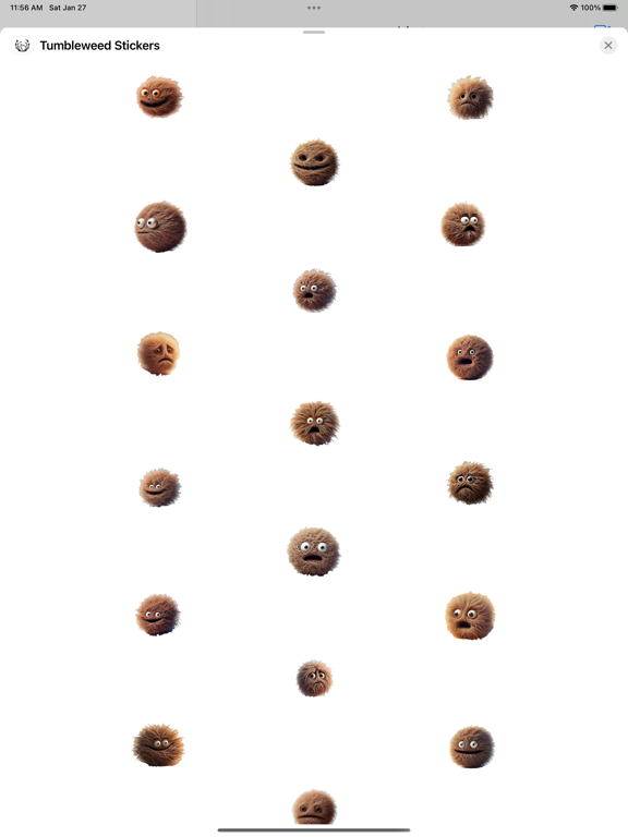 Screenshot #4 pour Tumbleweed Stickers