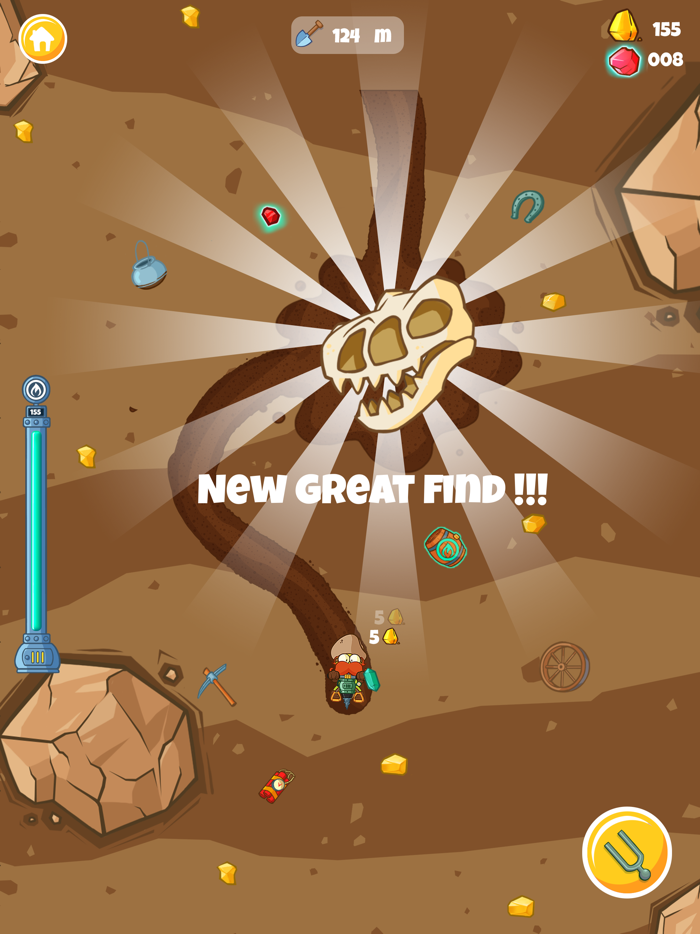 Diggy Miner Gold Rush