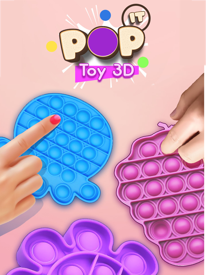 Fidget Toys Pop It Games 3D