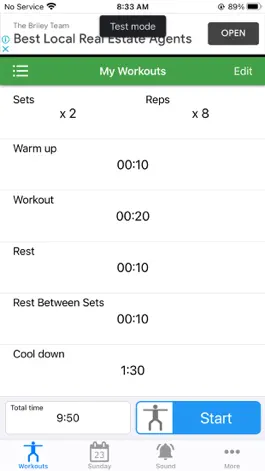 Game screenshot Tabata Timer for HIIT mod apk