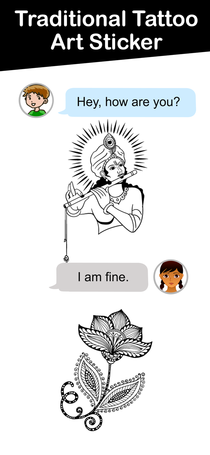 Traditional Tattoo Art Sticker