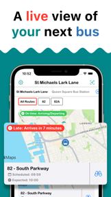 Bus Savvy - UK Live locations screenshot