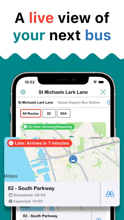 Bus Savvy - UK Live locations
