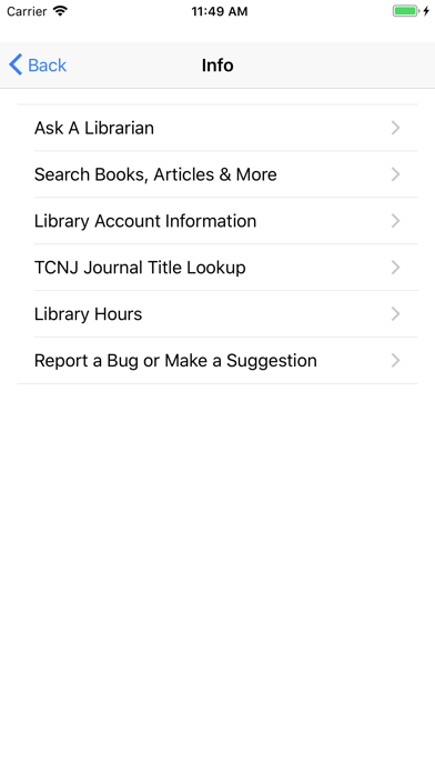 R. Barbara Gitenstein Library Screenshot