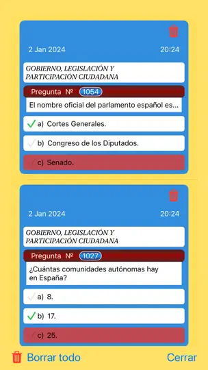 Captura de pantalla de CCSE en iPhone 5