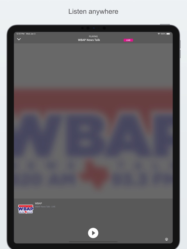Wbap store listen live