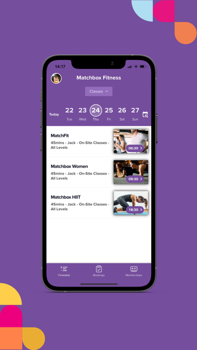 Matchbox Fitness Screenshot