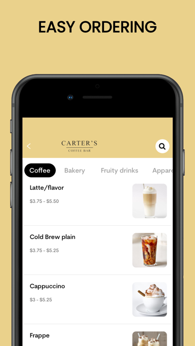Carter’s Coffee Bar Screenshot