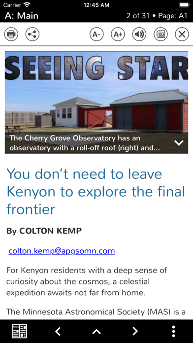 Kenyon Leader Screenshot