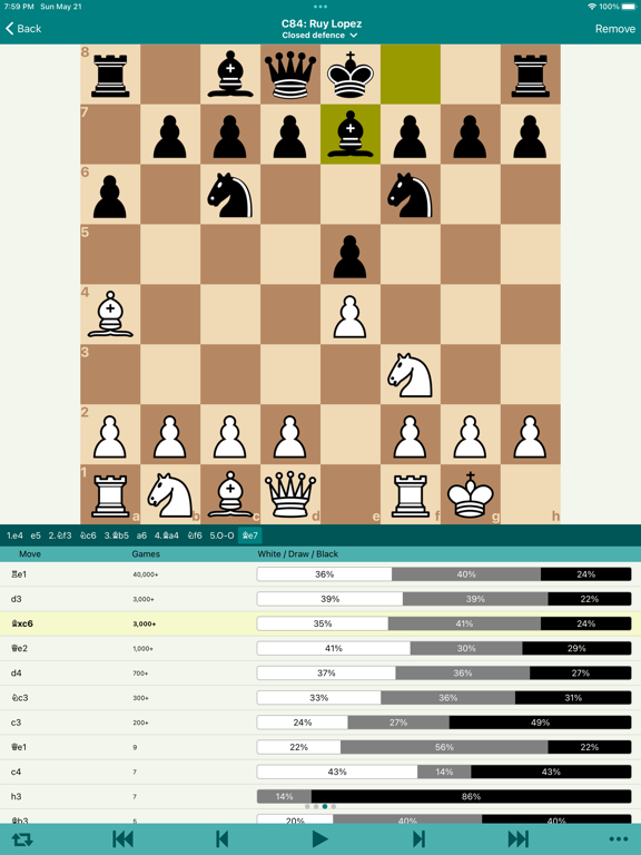 Screenshot #4 pour Chess Opener PRO