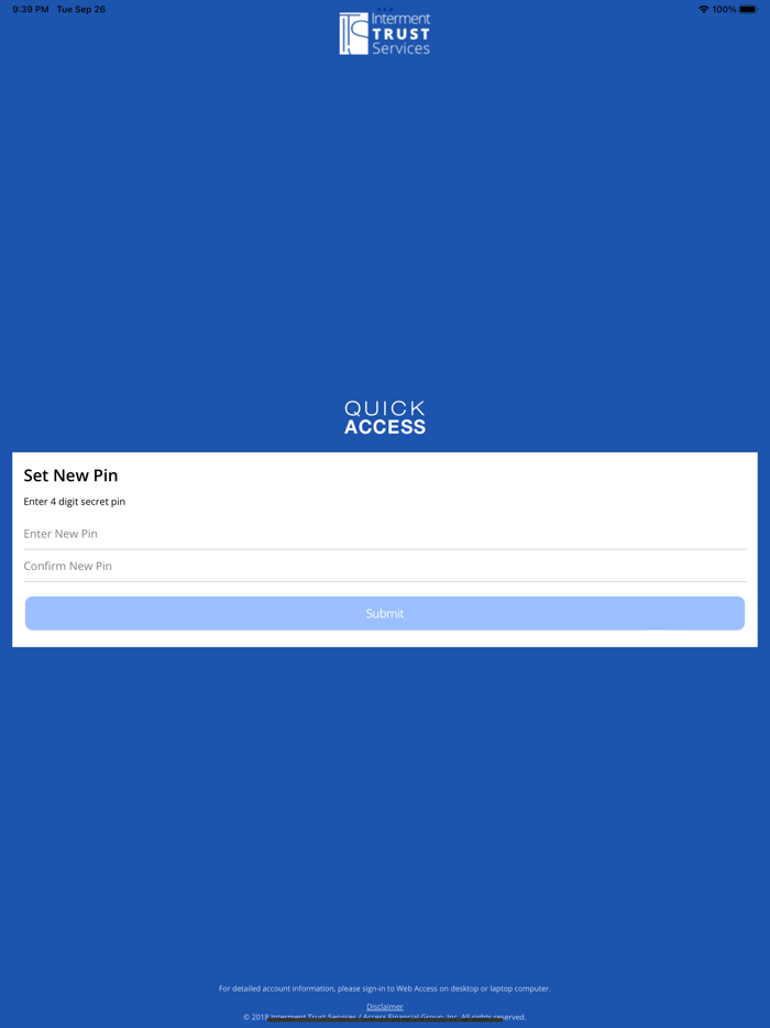 Quick Access from ITS