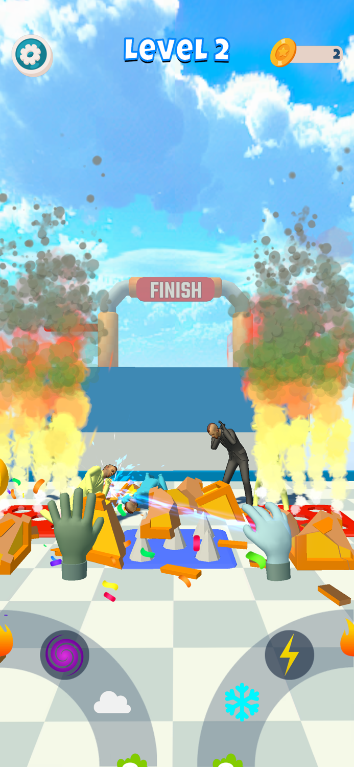 Element war 3D - Magic Hands