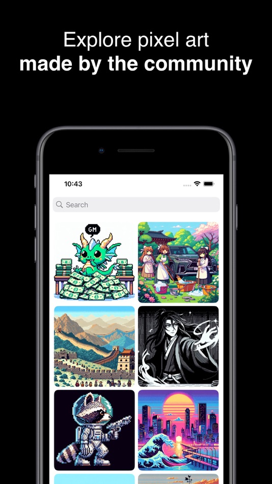 #2. pxlart: AI Pixel Art Generator (iOS) 由: Kawaii