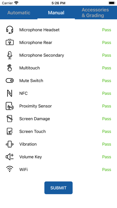 BitRaser Mobile Diagnostics Screenshots