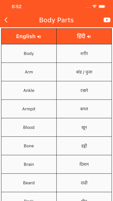 Daily Words English to Hindi Screenshot