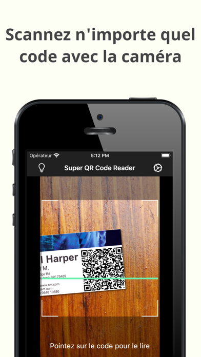 Screenshot #1 pour Super QR Code Reader