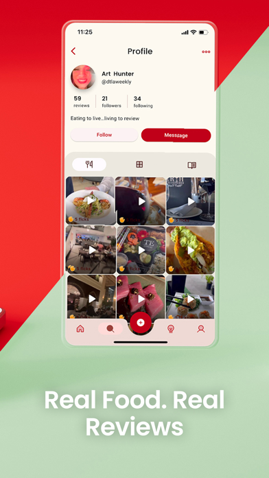 FLCKN - Restaurants Review App Screenshot