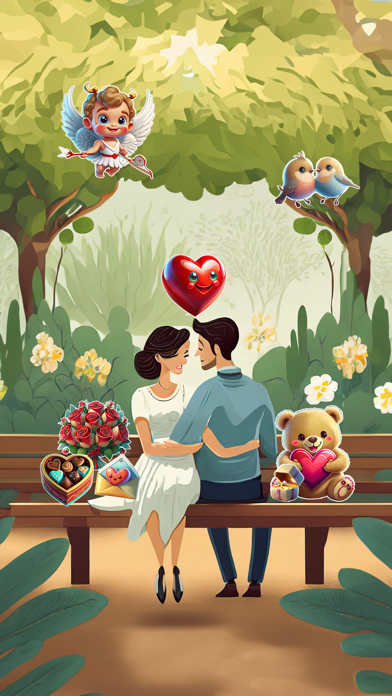 Screenshot #1 pour Saint Valentine Stickers
