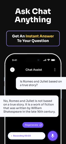 Game screenshot ChatAssist: Ask AI Chatbot 4 apk