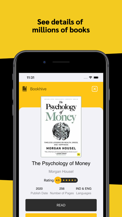 Bookhive - Bookmark & Quotes Screenshot