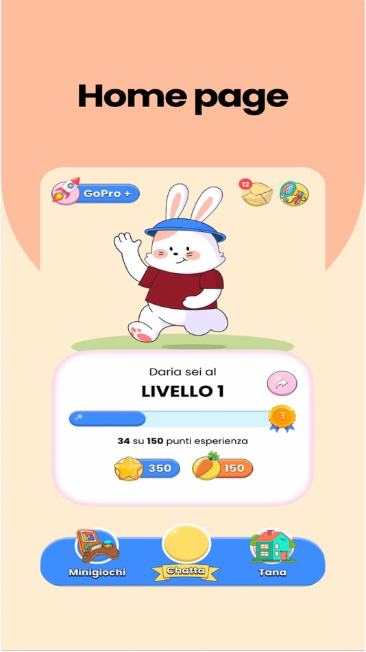 #4. Rabbit talk: impara chattando (iOS) 由: Zumbat Hub srl
