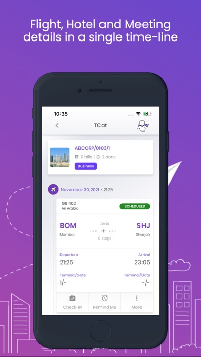 TCat - Business Travel Screenshot