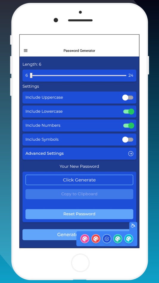 Password Generator* - 1.0 - (iOS)