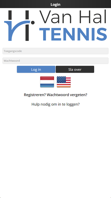 Van Hal Tennis Screenshot