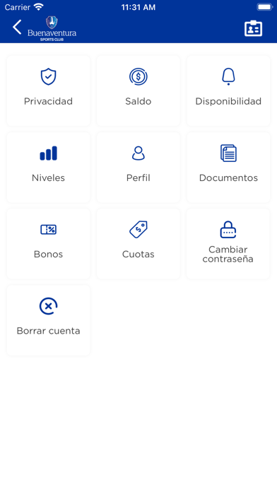 Buenaventura Sports Club Screenshot