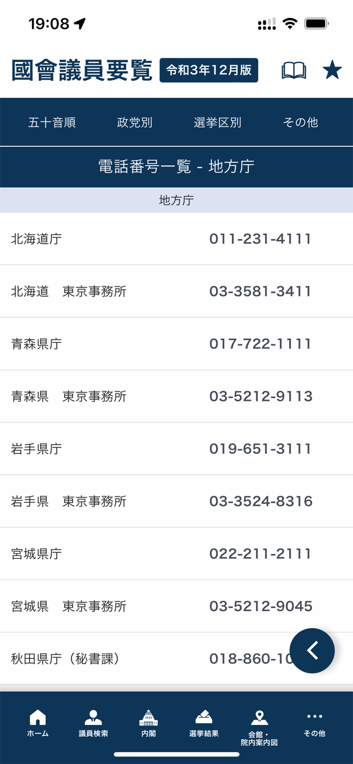 国会議員要覧 令和3年12月版