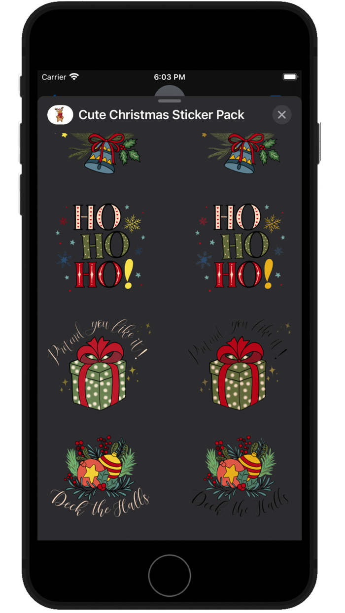 Cute Christmas Stickers