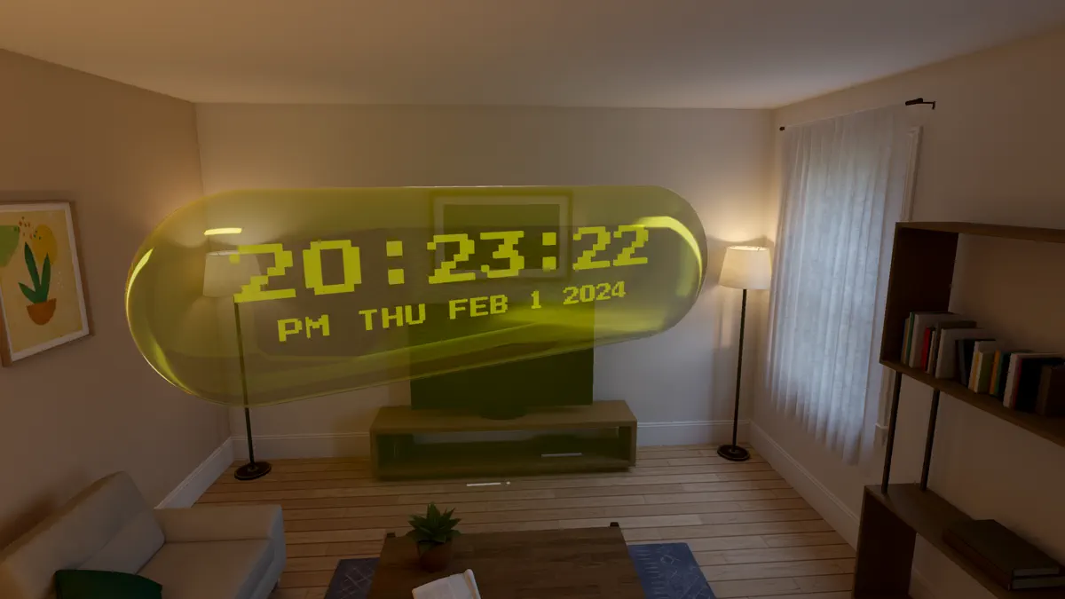 Digital Clock XR screenshot 2