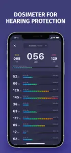 Sound Decibel Meter-NIOSH,OSHA screenshot #3 for iPhone