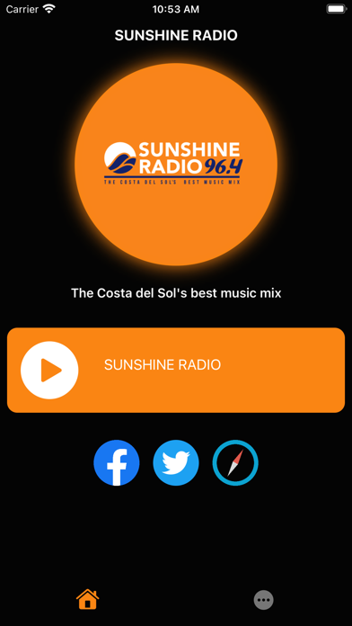 Sunshine Radio Costa Del Sol Screenshot