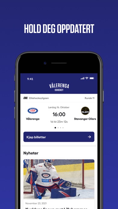 Vålerenga Hockey Screenshot