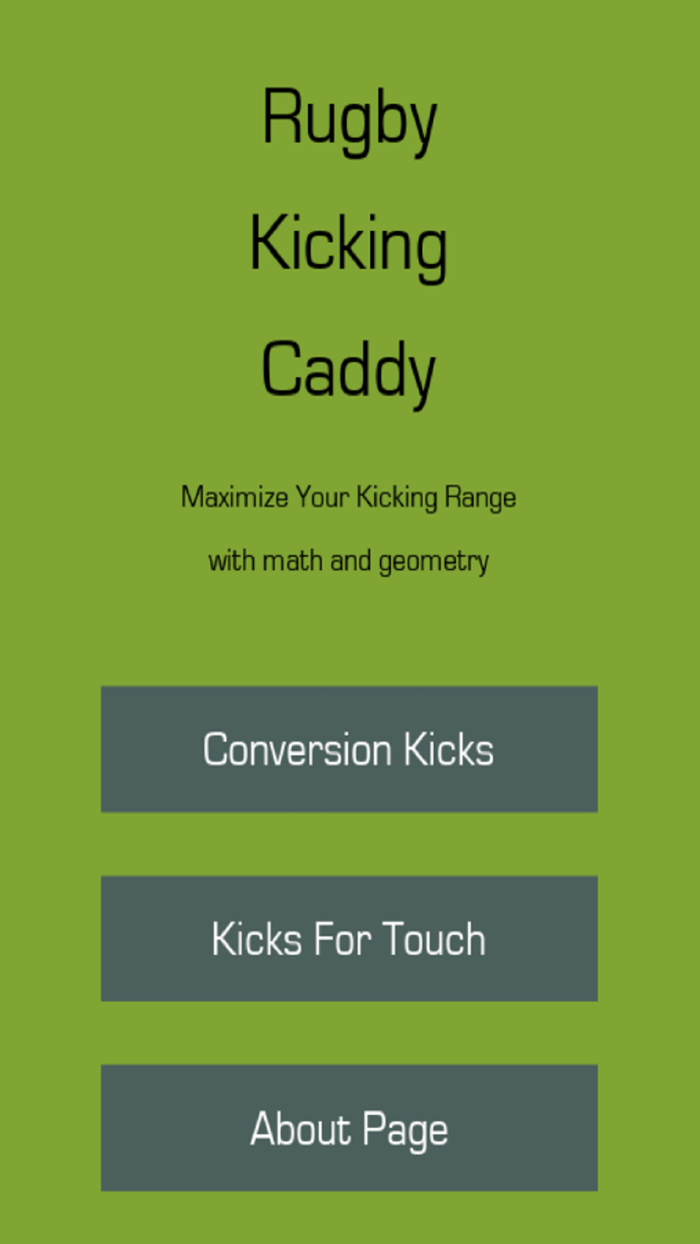 Rugby Kicking Caddy