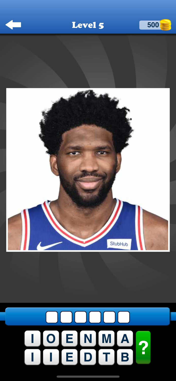 Whos the Player Basketball App