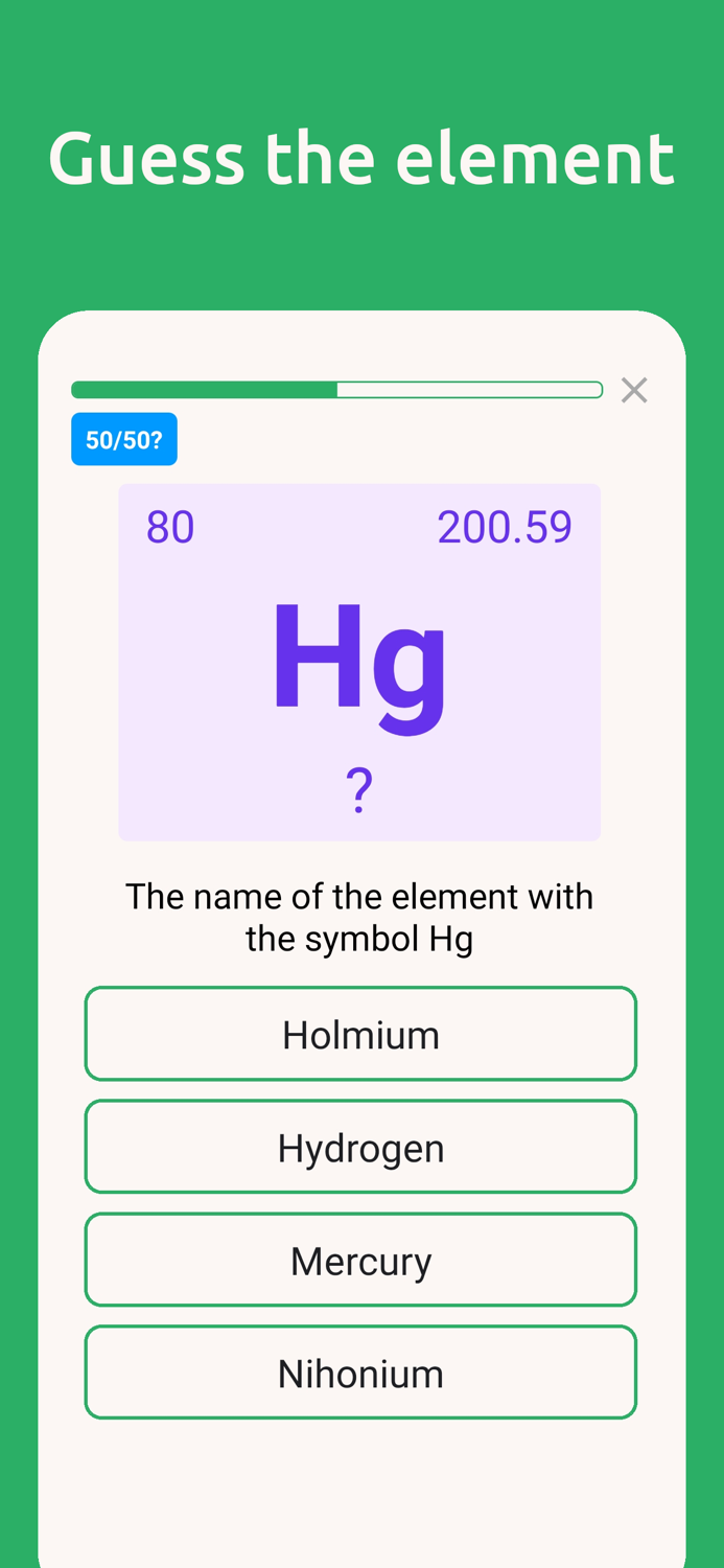 Chemistry Periodic Table Quiz