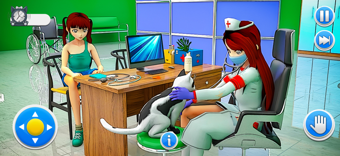 Pregnant Little Kitten 3D Sims