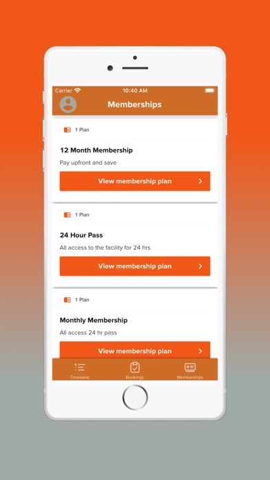 Williamsburg Fitness Screenshot